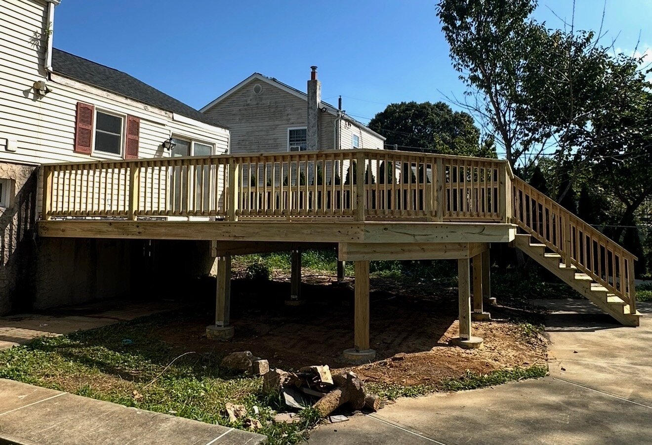Custom deck build — after