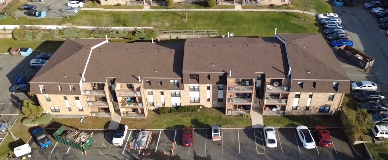 Multi-unit apartment reroof — after